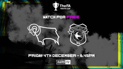 Watch From Home: Derby County Under-18s Vs Cardiff City Under-18s (FA Youth Cup Third Round)