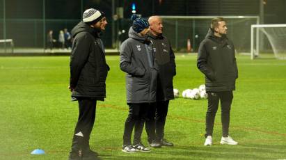 EFL Week Of Action: Warne + Barker Appear At Female Talent Pathway Training Session