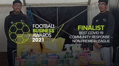 Derby County Shortlisted For Football Business Award - Best Community Response