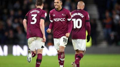 Match Action: Derby County 1-0 Cambridge United