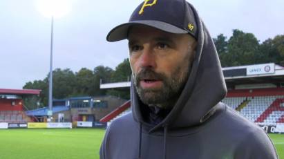 Stevenage (A) Reaction: Paul Warne