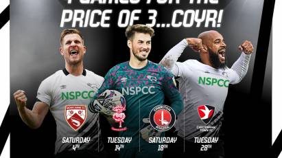 ‘FOUR Matches For The Price Of THREE’ February Offer Available