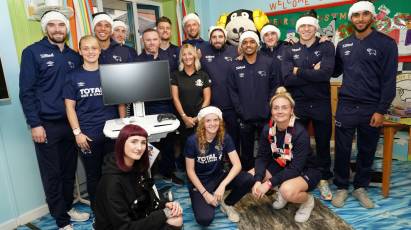 Derby’s Players Make Annual Christmas Hospital Visit