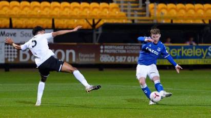 Under-23s Suffer First Defeat Of 2020/21 Campaign Against Everton