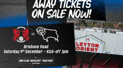 Away Ticket Information: Leyton Orient (A)