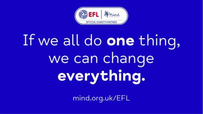 EFL Clubs 'Do One Thing' for World Mental Health Day