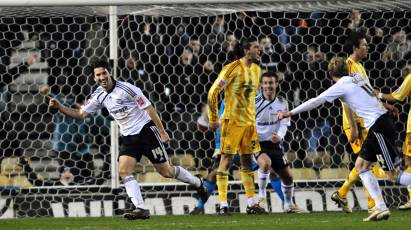 Snapshot In Time: Barker Celebrates As Derby See Off Newcastle Under The Floodlights