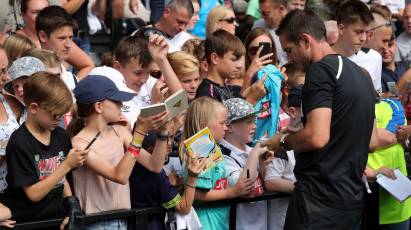 The Open Training Session In Pictures