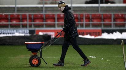 Match Postponed: Rotherham United Vs Derby County