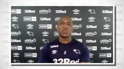 Wisdom Offers His Pre-Match Views Ahead Of Derby's Pride Park Stadium Return