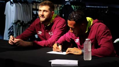 Signing Session: Barkhuizen + Mendez-Laing Meet Hundreds Of Rams Fans