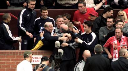 Snapshot In Time: Smith And His Staff Celebrate As Derby Secure Top-Flight Status With Famous Win