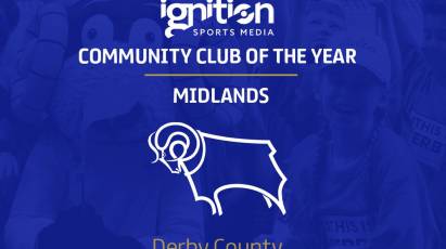 Derby County Announced As EFL Community Club Of The Year Winner For The Midlands