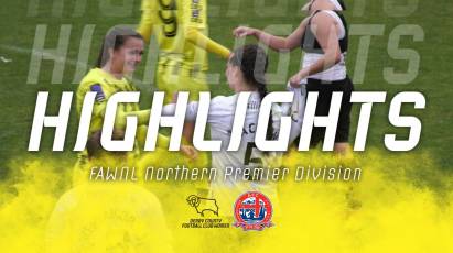 Women's Highlights: Derby County Women 1-4 AFC Fylde Women