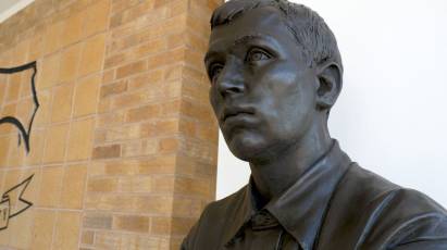 New Steve Bloomer Tribute Unveiled In Main Reception At Pride Park 