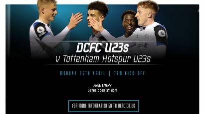 FREE ENTRY For Under-23s' Final Home Game Of The Season Against Tottenham On Monday