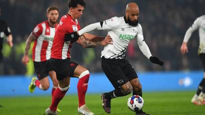 Match Action: Derby County 1-1 Lincoln City 