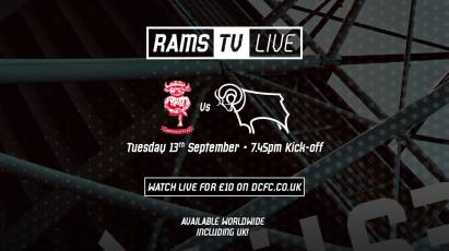 RamsTV Live: Lincoln City Vs Derby County